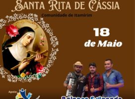 Tradicional festa em honra à Santa Rita terá show de Balanço Swingado, em Itamirim